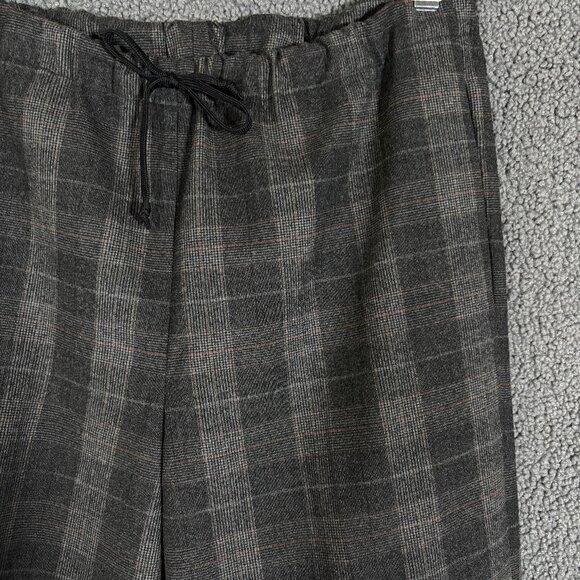 Babaton Aritzia Plaid Jimmy Pants Trousers - Women's Size L - Gray - Picture 2 of 7